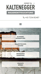 Mobile Screenshot of kaltenegger.com