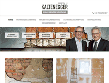 Tablet Screenshot of kaltenegger.com